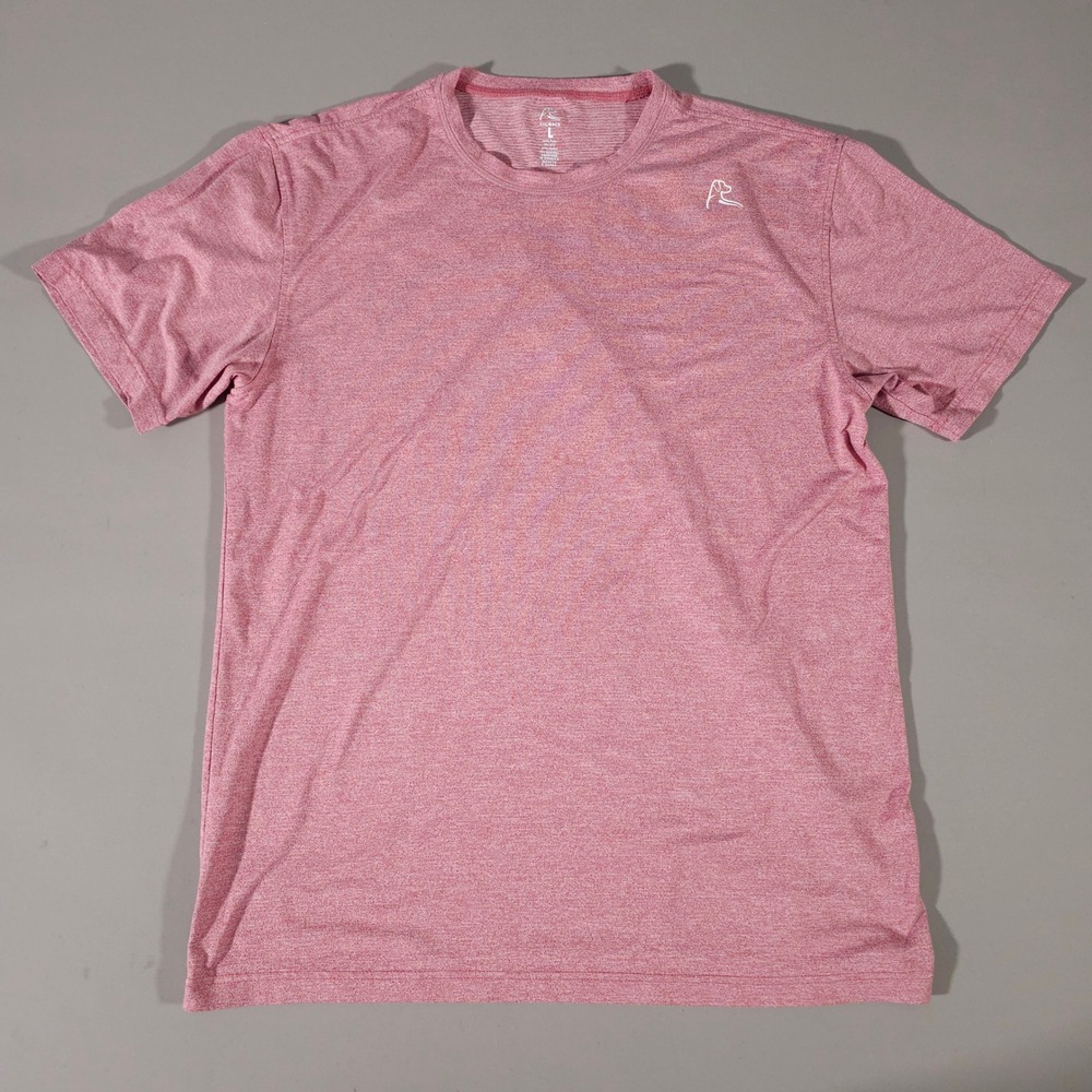 Rhoback Product Type Mens L Red Heathered Short Sleeve Activewear Tee TS0007